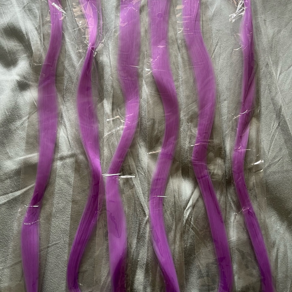 Purple Hair Extensions